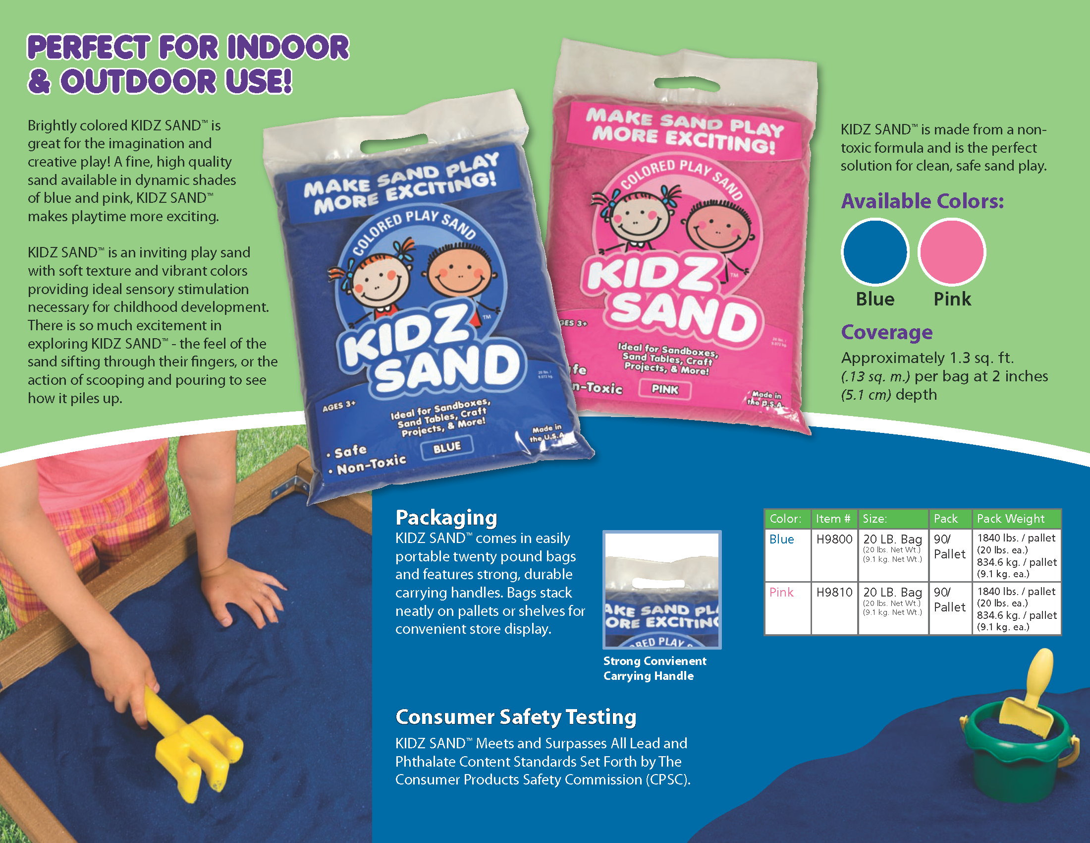 Kidz Sand Brochure